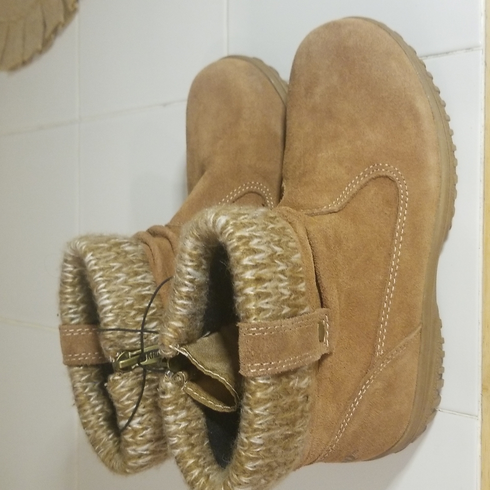 KHOMBU GIRLS CHESTNUT BOOTS